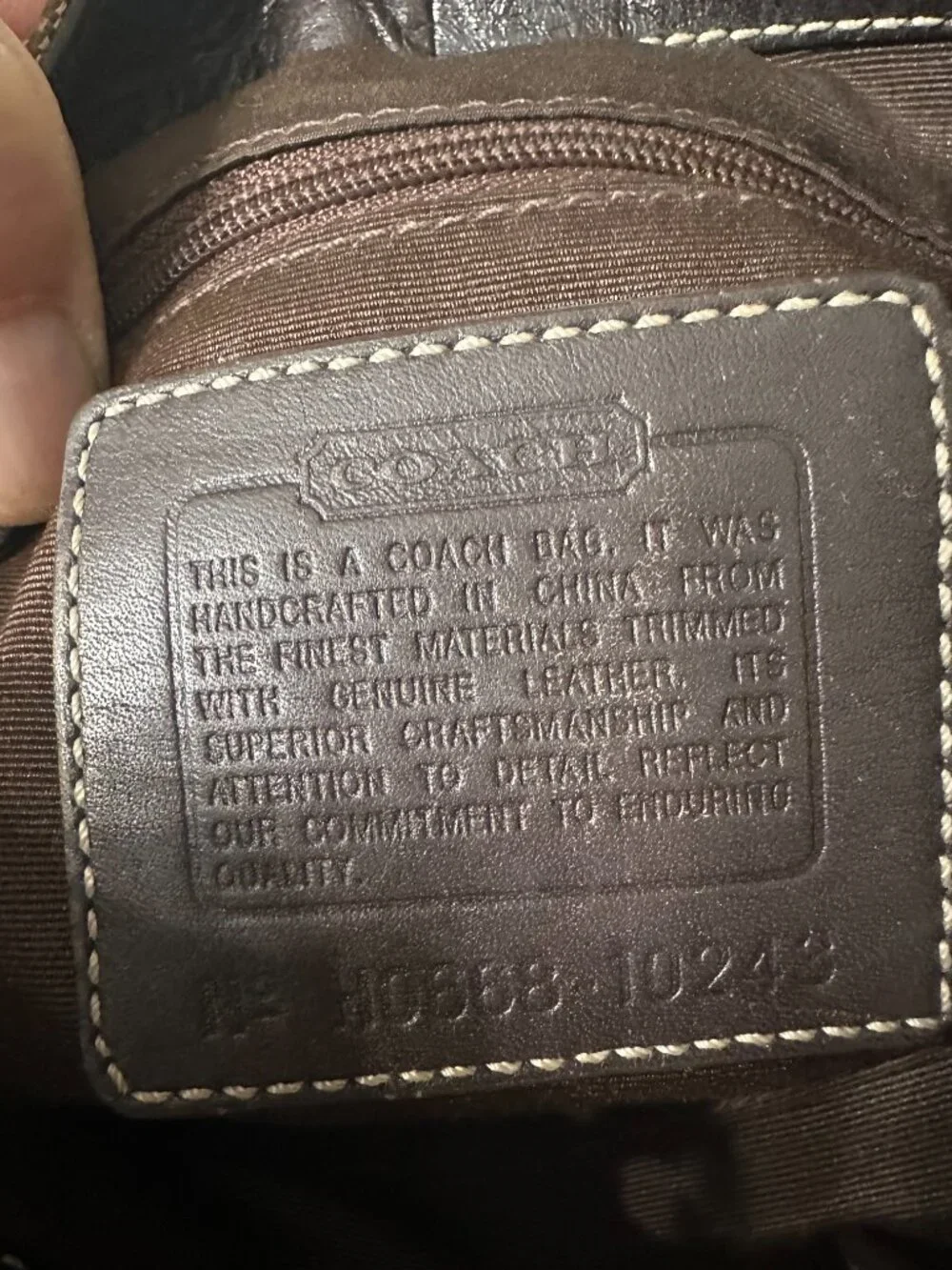 Coach Signature Canvas Hamptons Hobo- vintage Y2K - Picture 5 of 5